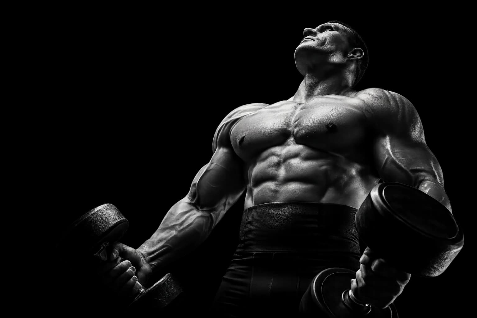 Athletic bodybuilder